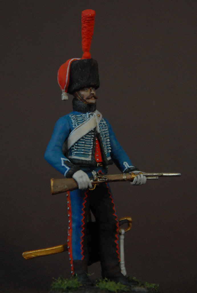 Figures: French hussar, elite coy, 8th regt., 1808, photo #4