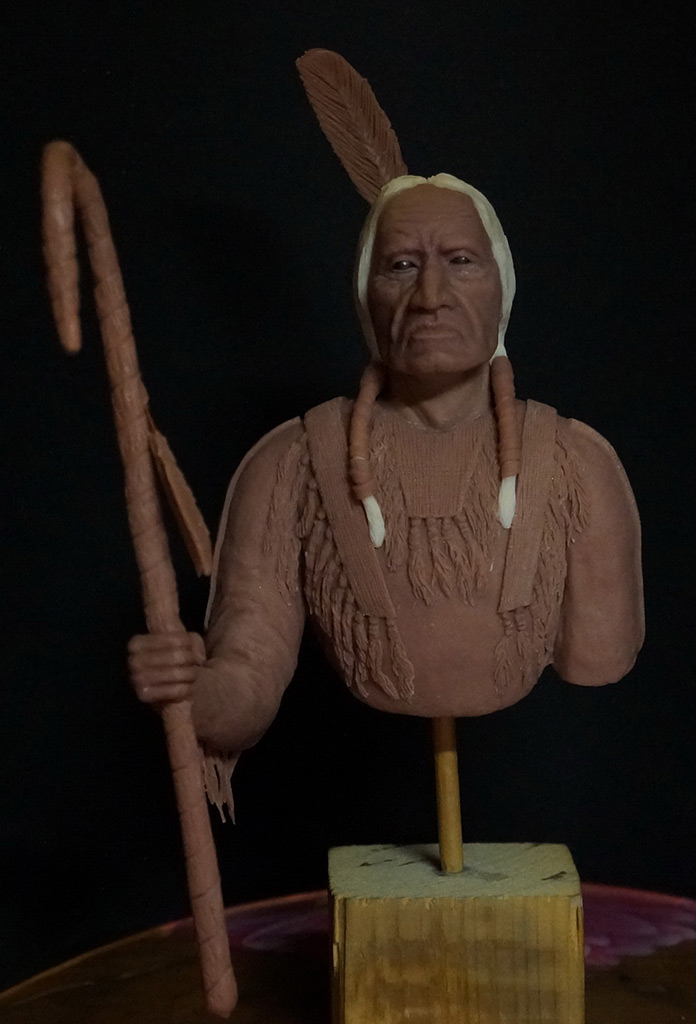 Sculpture: Sioux indian, photo #2