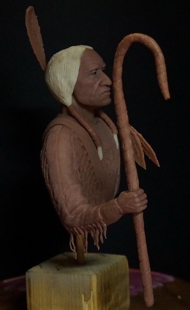 Sculpture: Sioux indian, photo #4