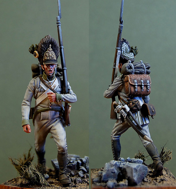 Figures: Grenadier of 9th regt., Austria, 1812