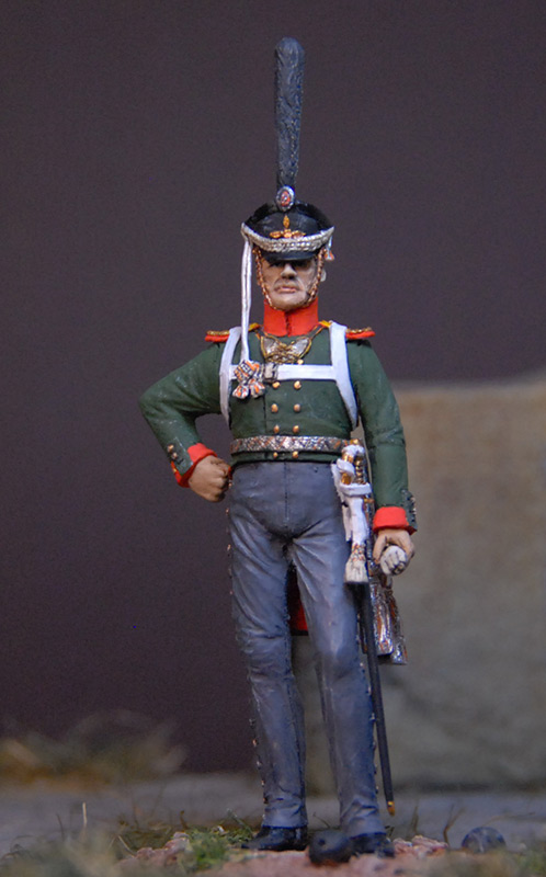 Фигурки: Обер-офицер, Селенгинский пехотный полк. 1812 г., фото #1