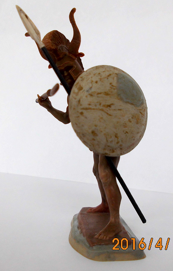 Sculpture: Romano-etruscan warrior, circa 600 BC, photo #1