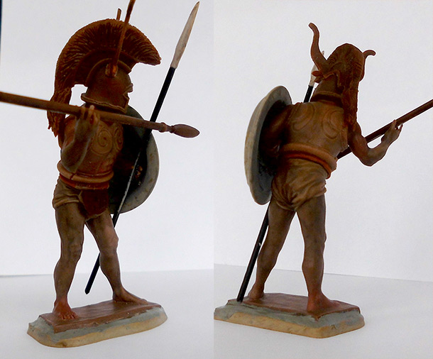 Sculpture: Romano-etruscan warrior, circa 600 BC