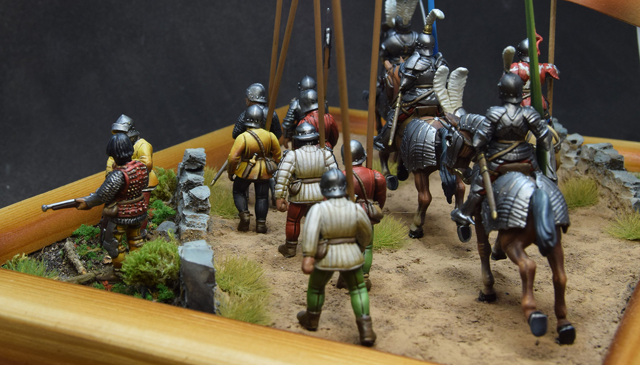 Dioramas and Vignettes: Medieval soldiers at march, photo #4