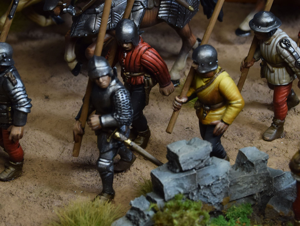 Dioramas and Vignettes: Medieval soldiers at march, photo #6