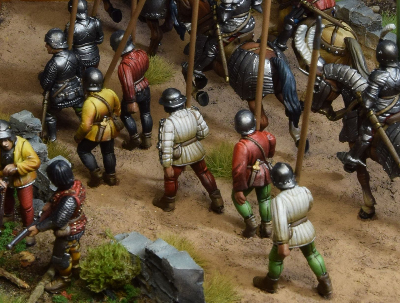 Dioramas and Vignettes: Medieval soldiers at march, photo #7