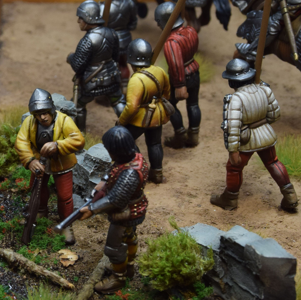 Dioramas and Vignettes: Medieval soldiers at march, photo #9