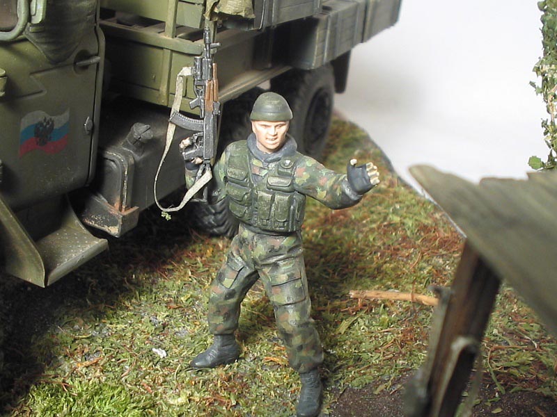 Dioramas and Vignettes: Alert at the checkpoint, photo #11