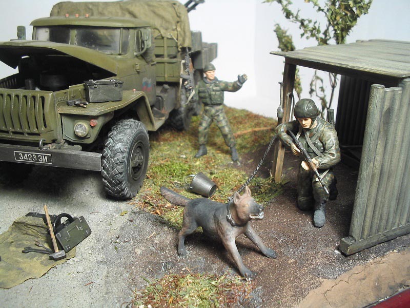 Dioramas and Vignettes: Alert at the checkpoint, photo #6