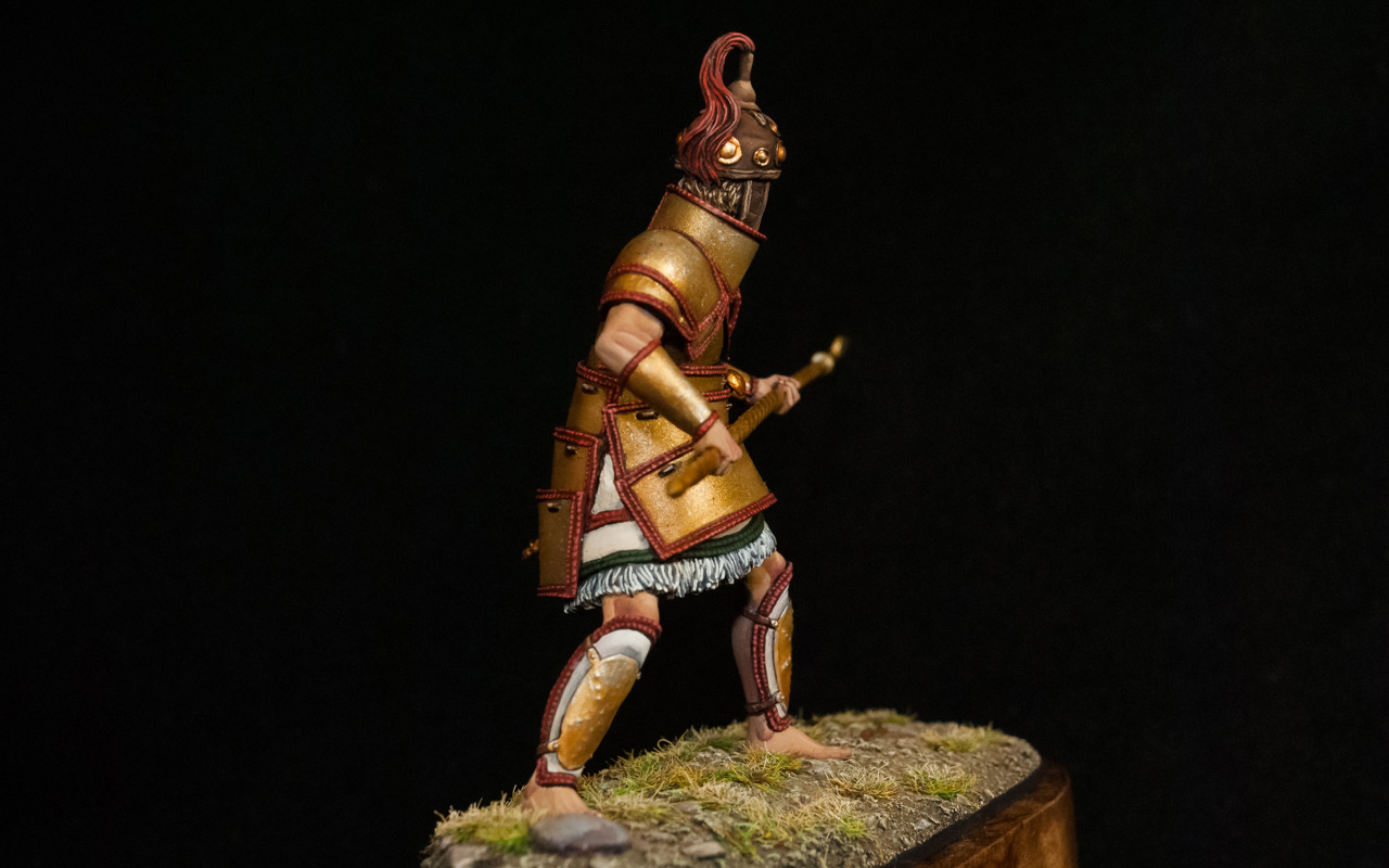 Figures: Mycenae warrior, XIV B.C., photo #16