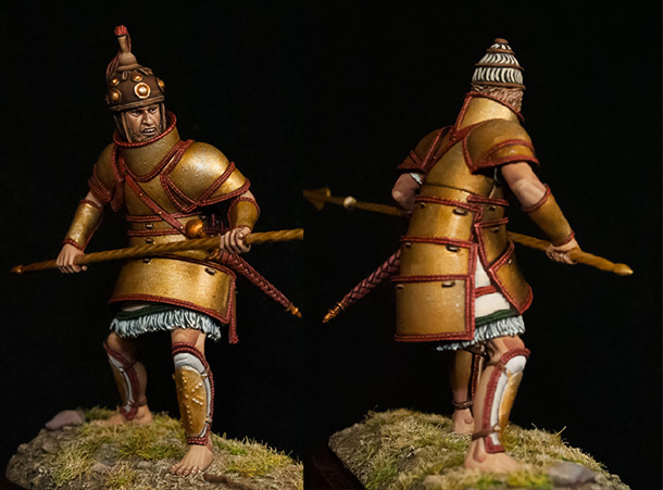 Фигурки: Микенский воин, XIV в. до н.э. 