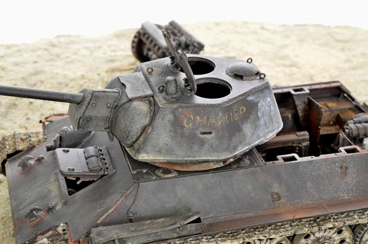 Dioramas and Vignettes: Т-34/76 «Sniper», 1942-2003, photo #17