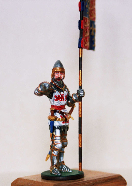 Фигурки: Английский рыцарь со знаменем, фото #1