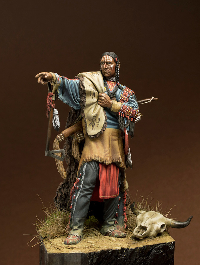 Figures: Sioux warrior, photo #1