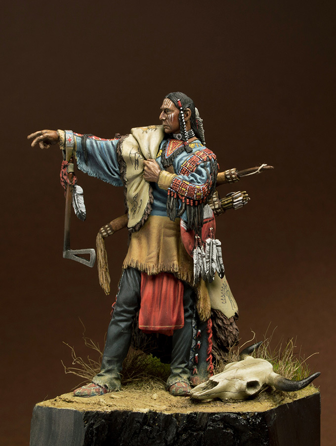 Figures: Sioux warrior, photo #3