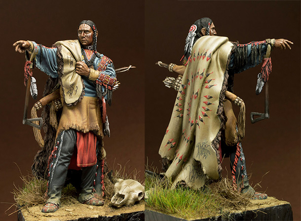 Figures: Sioux warrior