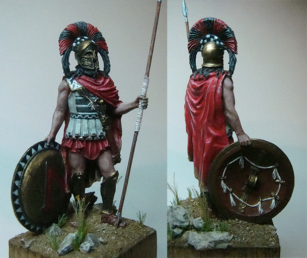 Figures: Spartan warlord, V B.C.