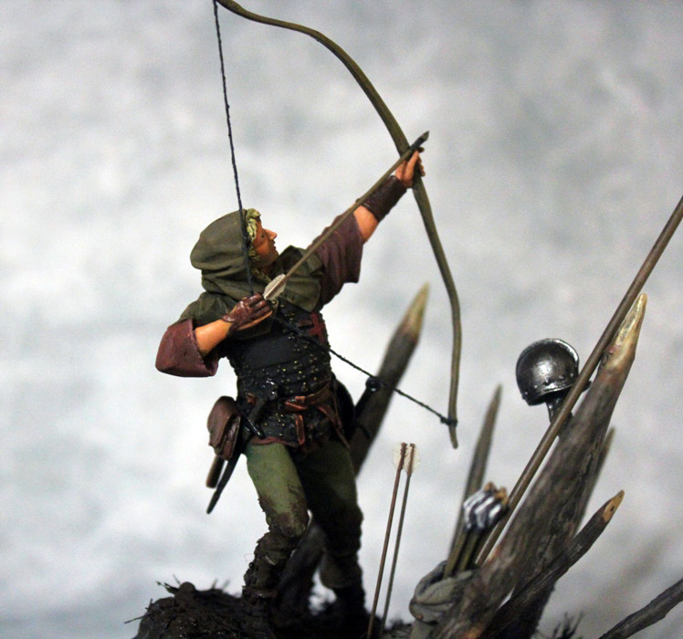 Фигурки: Английский лучник. Битва при Азенкуре, 1415 г., фото #4