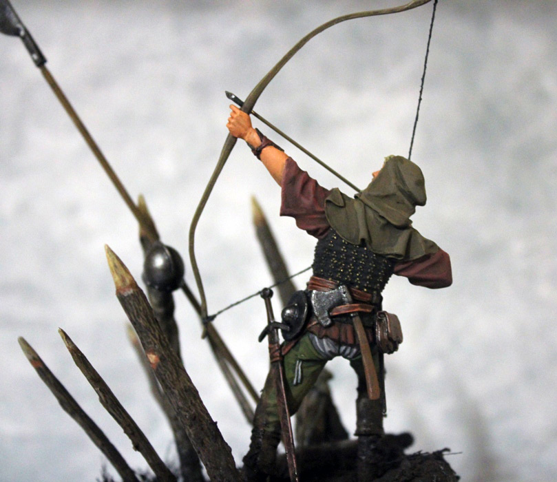 Фигурки: Английский лучник. Битва при Азенкуре, 1415 г., фото #6