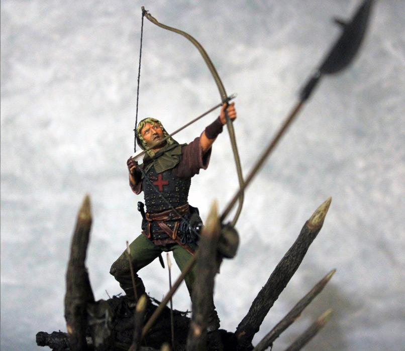 Figures: English archer, Agincourt, 1415, photo #7