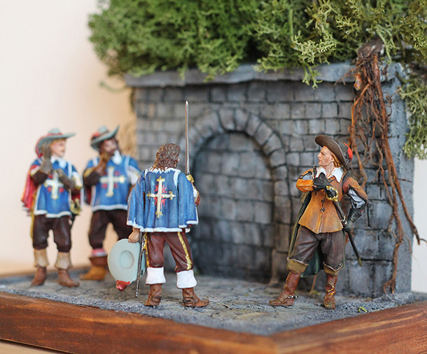 Dioramas and Vignettes: Acquaintance of musketeers