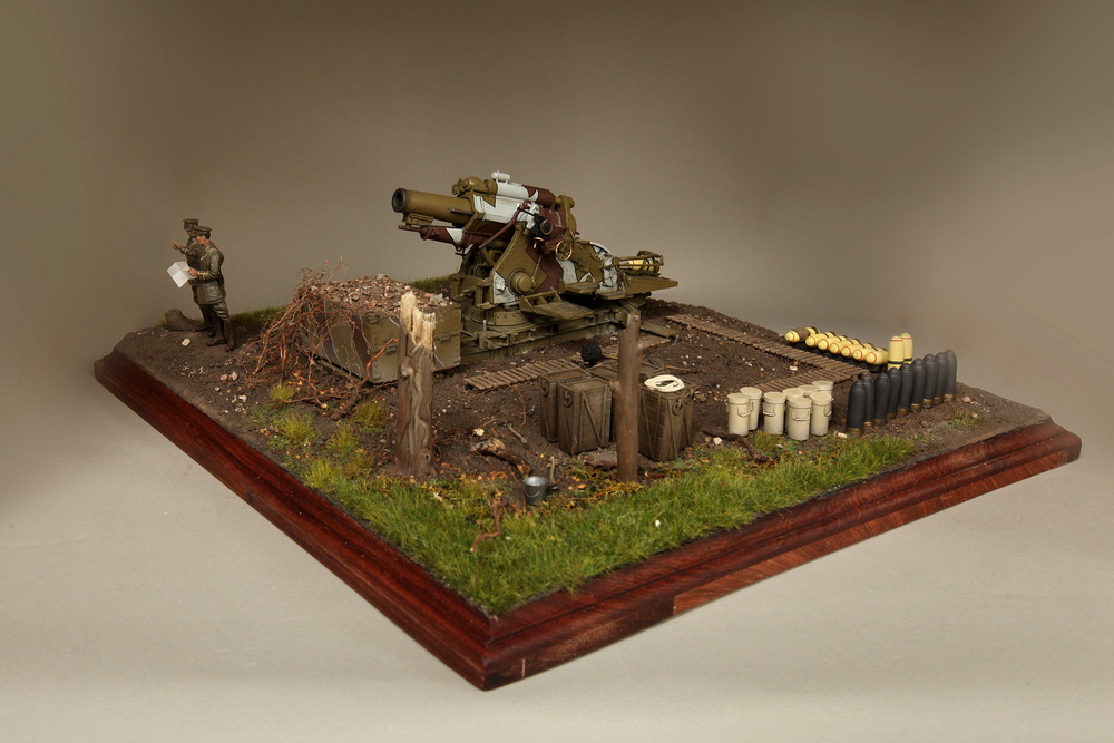Dioramas and Vignettes: British 9.2 inch mortar at firing position, photo #10