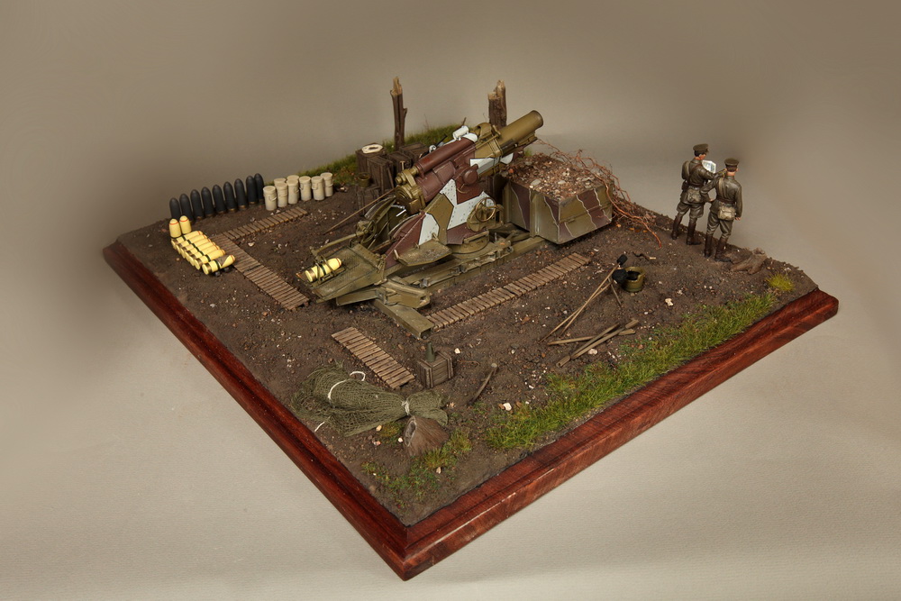 Dioramas and Vignettes: British 9.2 inch mortar at firing position, photo #15