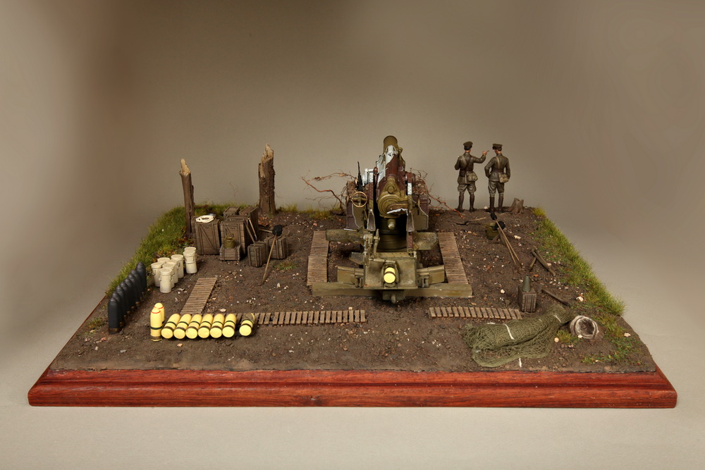 Dioramas and Vignettes: British 9.2 inch mortar at firing position, photo #16