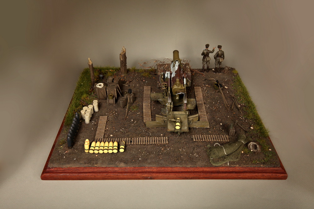 Dioramas and Vignettes: British 9.2 inch mortar at firing position, photo #17