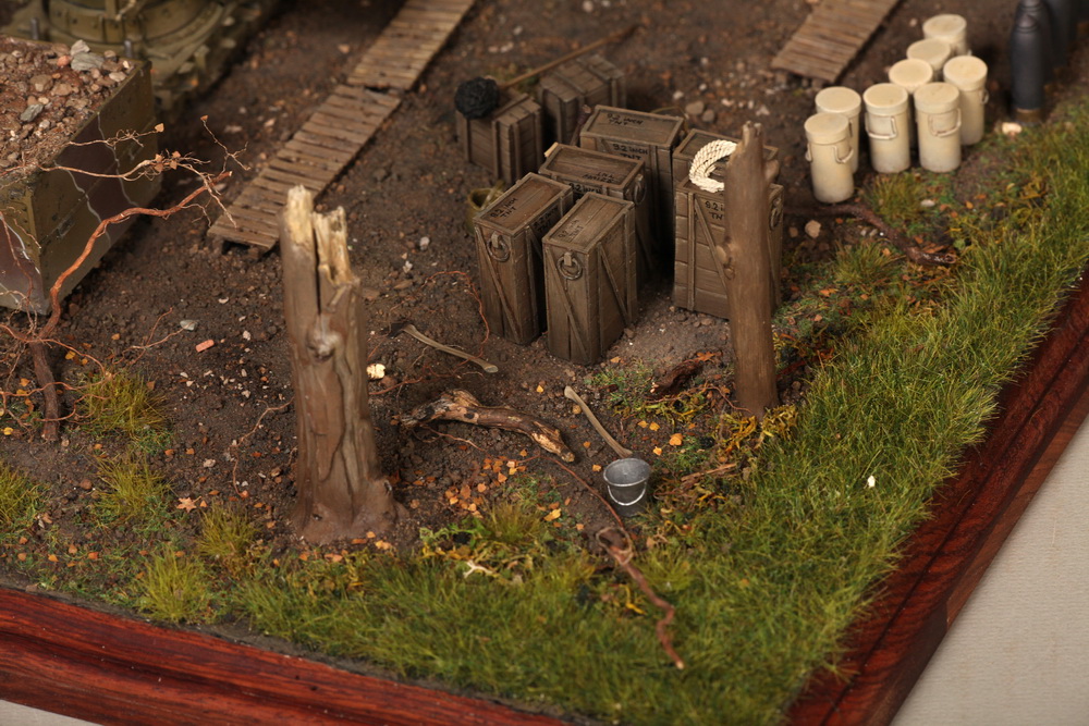 Dioramas and Vignettes: British 9.2 inch mortar at firing position, photo #21