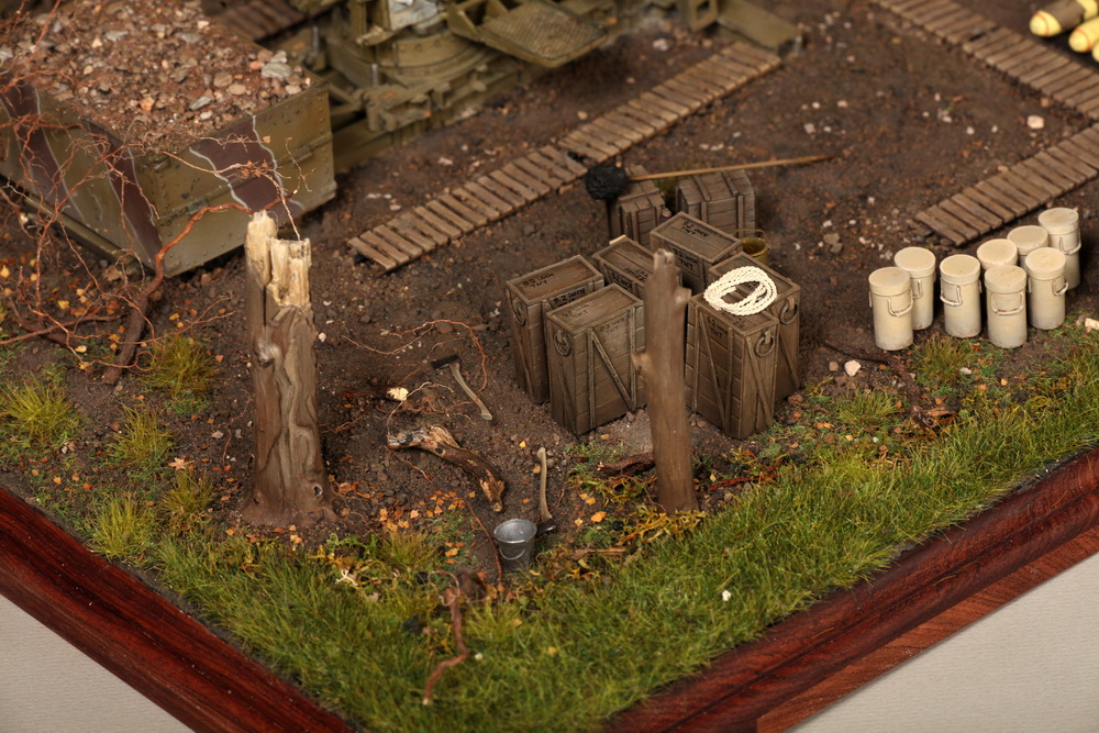 Dioramas and Vignettes: British 9.2 inch mortar at firing position, photo #22