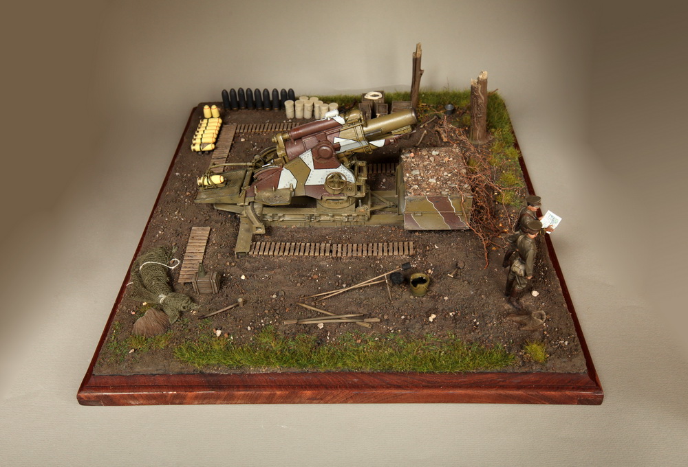 Dioramas and Vignettes: British 9.2 inch mortar at firing position, photo #3
