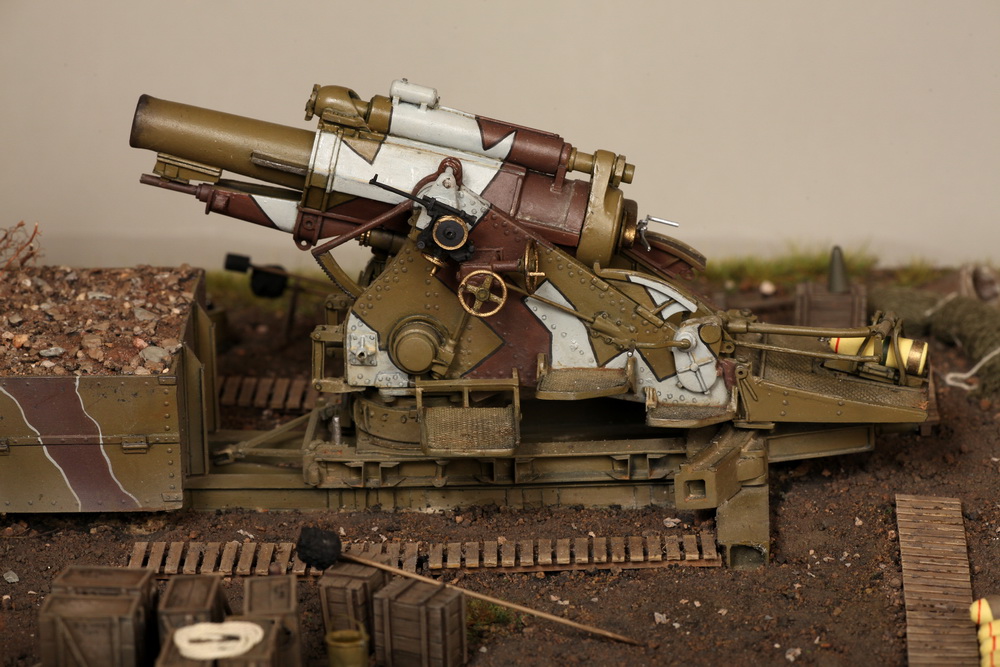 Dioramas and Vignettes: British 9.2 inch mortar at firing position, photo #30