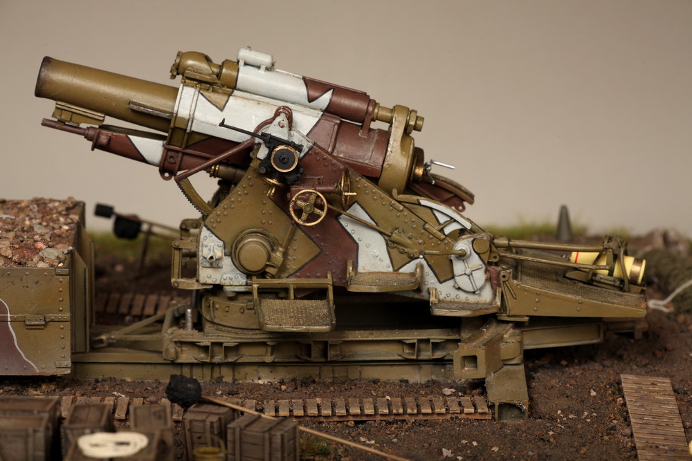 Dioramas and Vignettes: British 9.2 inch mortar at firing position, photo #31