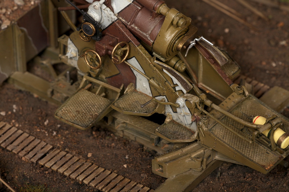 Dioramas and Vignettes: British 9.2 inch mortar at firing position, photo #33