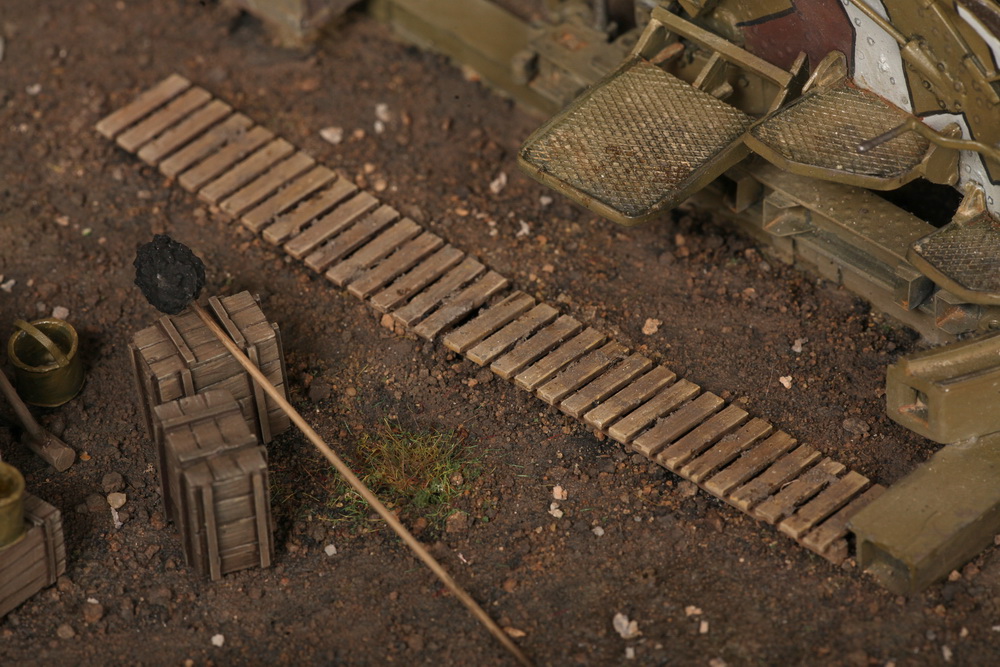 Dioramas and Vignettes: British 9.2 inch mortar at firing position, photo #34