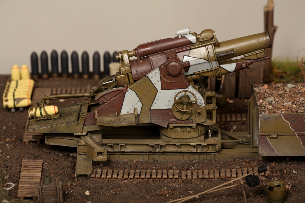 Dioramas and Vignettes: British 9.2 inch mortar at firing position, photo #35