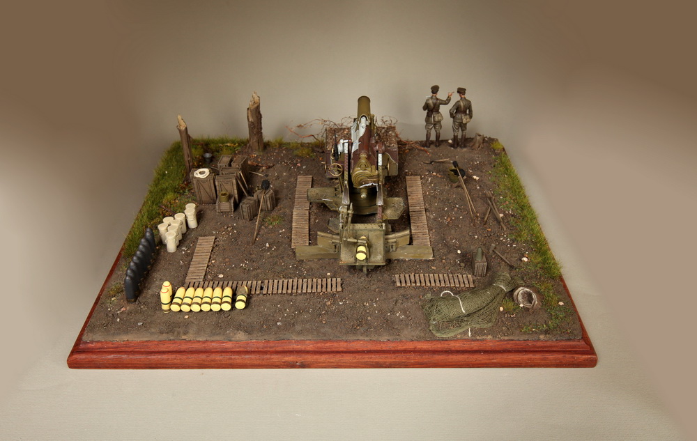 Dioramas and Vignettes: British 9.2 inch mortar at firing position, photo #5