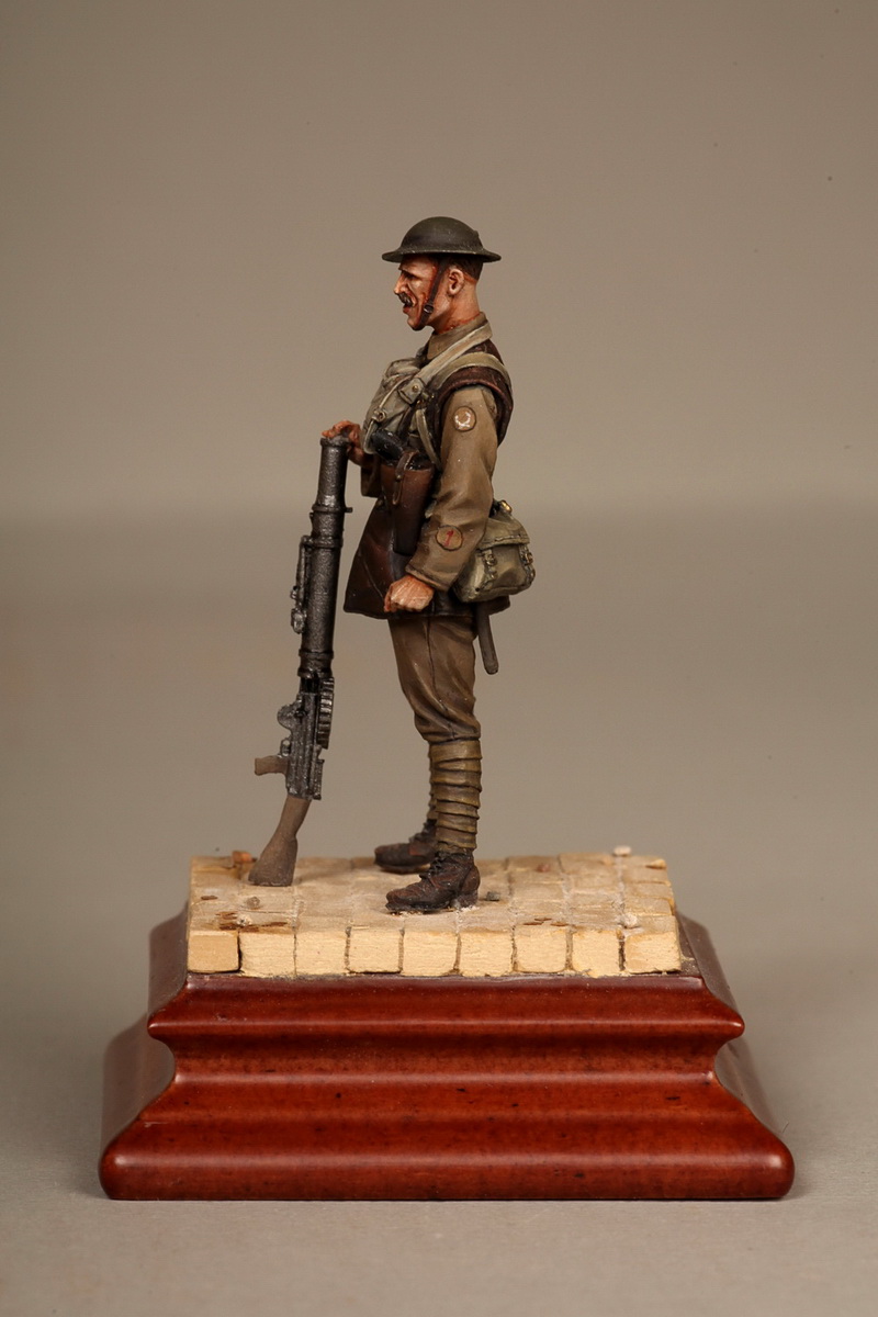 Figures: British machine gunner, WWI, photo #8