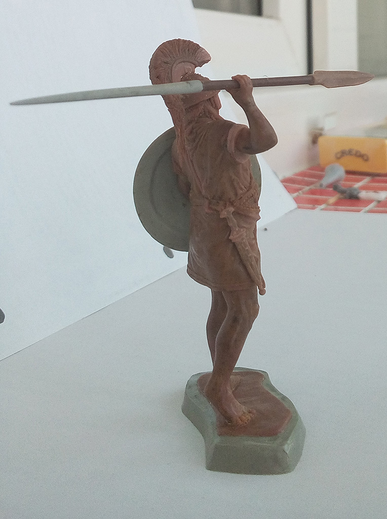 Sculpture: Roman-etruscan warrior, 600 B.C., photo #2