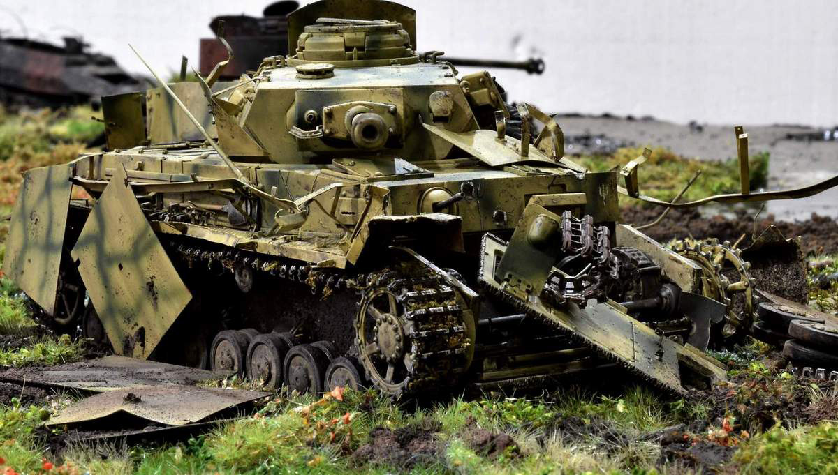 Dioramas and Vignettes: Pz.Kpfw. IV Ausf. G. Kind regards from Zveroboy, photo #1