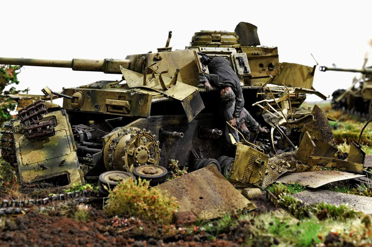 Dioramas and Vignettes: Pz.Kpfw. IV Ausf. G. Kind regards from Zveroboy, photo #14