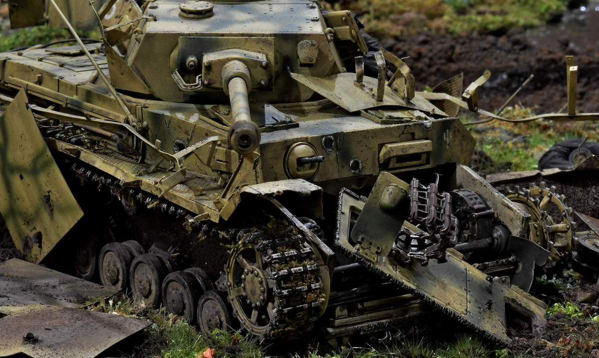 Dioramas and Vignettes: Pz.Kpfw. IV Ausf. G. Kind regards from Zveroboy, photo #8