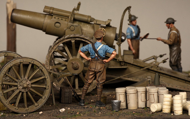 Dioramas and Vignettes: 8-inch heavy gun Mk II 