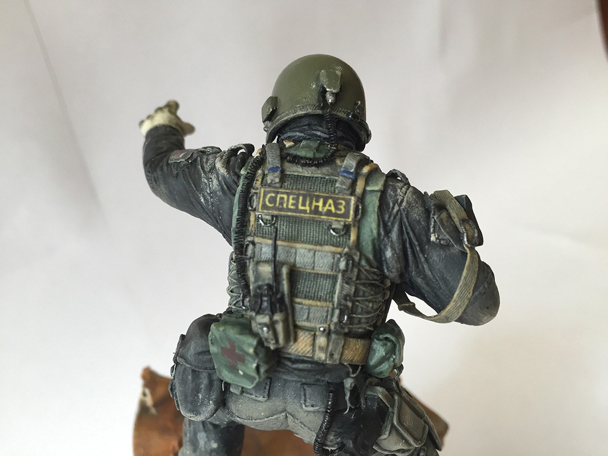 Sculpture: Russian special forces trooper, photo #10