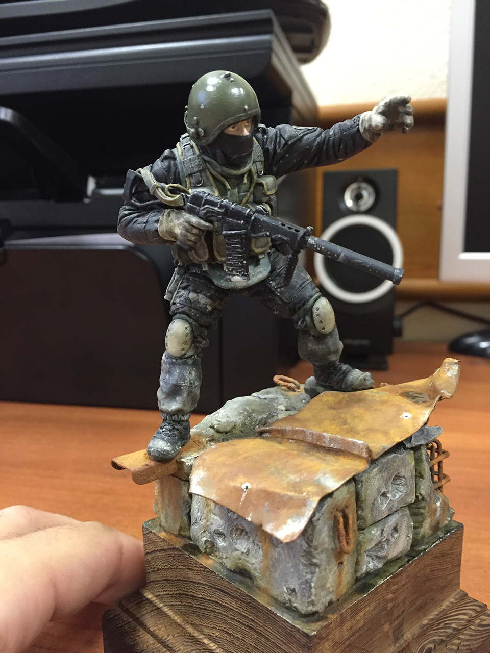 Sculpture: Russian special forces trooper, photo #13