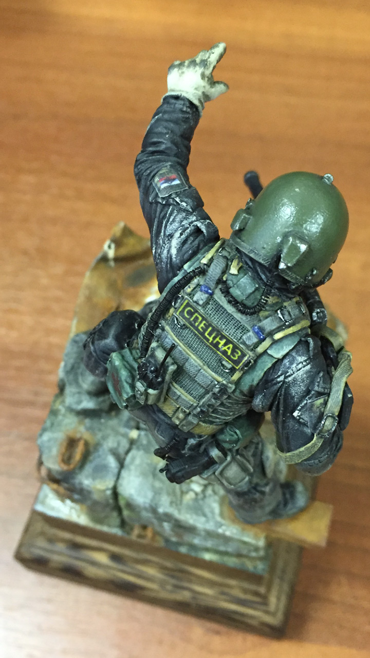 Sculpture: Russian special forces trooper, photo #16