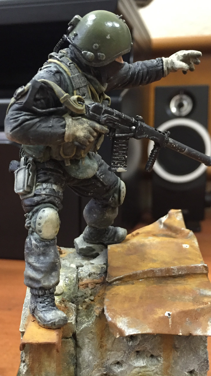 Sculpture: Russian special forces trooper, photo #18