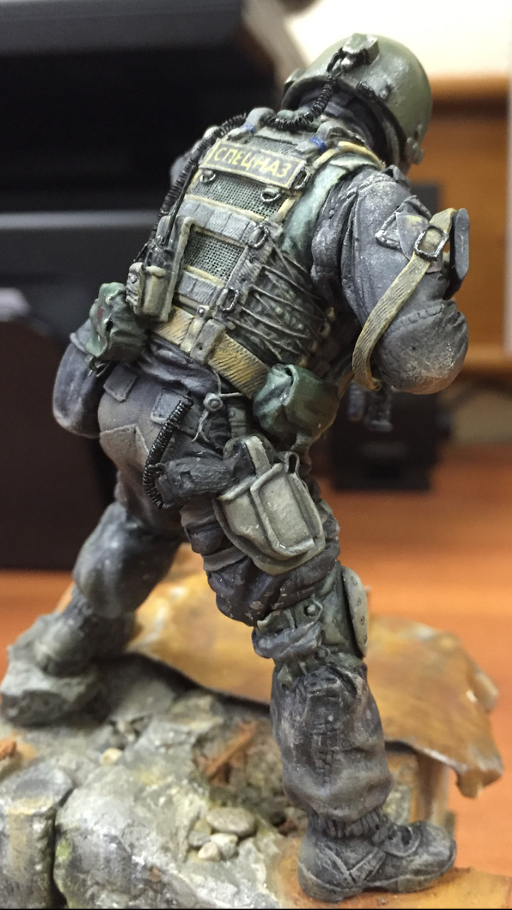 Sculpture: Russian special forces trooper, photo #19