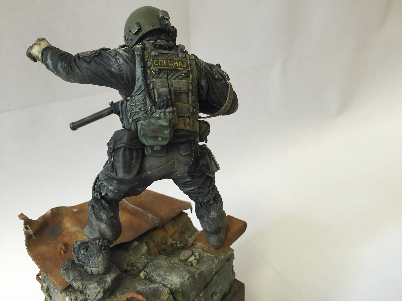 Sculpture: Russian special forces trooper, photo #6